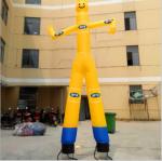 Factory production single leg dance star inflatable model, double dance star air