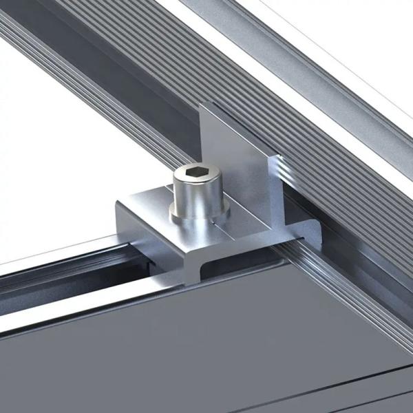 Ground Screw Mount Roof Solar System For Rooftop Solar Panel Installation