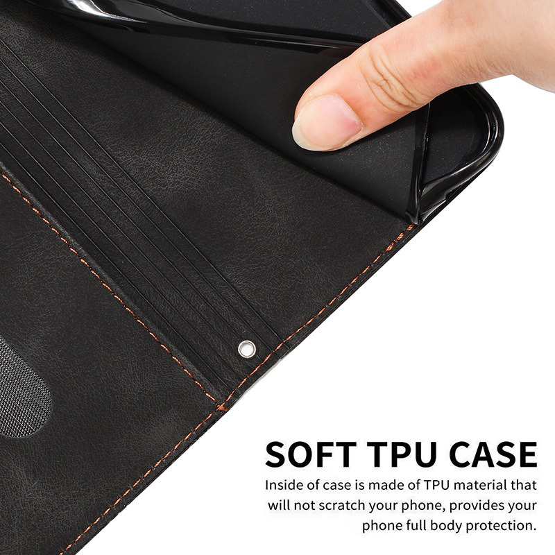 Waterproof Luxury Leather Wallet Phone Case for iPhone 15 14 13 12 11 Accessories
