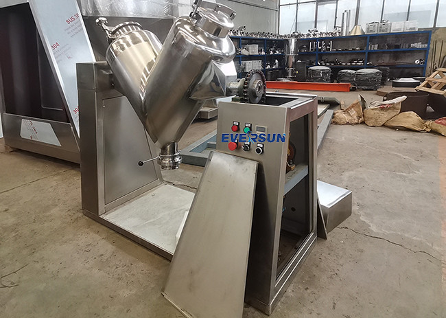 SUS304 / 316L 5 - 3000L V Blender Mixer Chemical Powder Mixing Machine