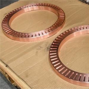 China Copper End Ring And Rotor Bar  Excellent Thermal Conductivity wholesale