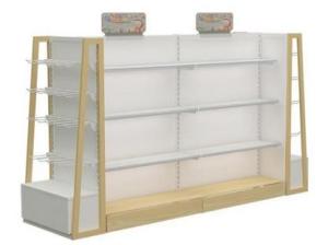 China Single Sided MDF Grocery Display Shelves Environmental 900*660*1350mm wholesale