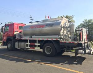 China HOWO 10000L Asphalt Construction Equipment Truck Mounted Driving Mode wholesale