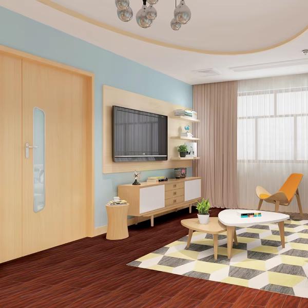 Waterproof Thickened 1.5mm PVC Floor Stickers Self-Adhesive Vinyl Flooring with 3 Years Warranty for Home Decoration