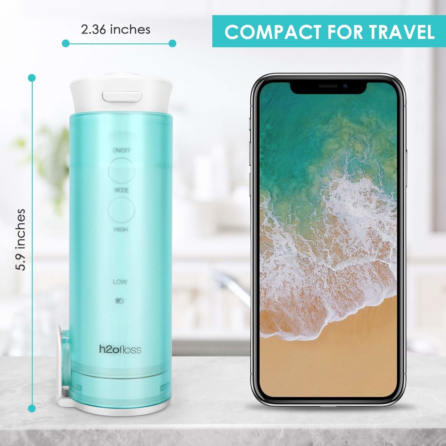 5 Modes Portable Oral Irrigator Tooth Cleaner With 200ml Tank