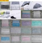 Medical grade protect dust face mask disposable 3 ply paper mask,non-woven face
