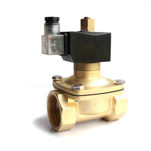 China 2W-160-15B Water Filter Solenoid Valve Stainless Steel Brass Pilot Operating wholesale
