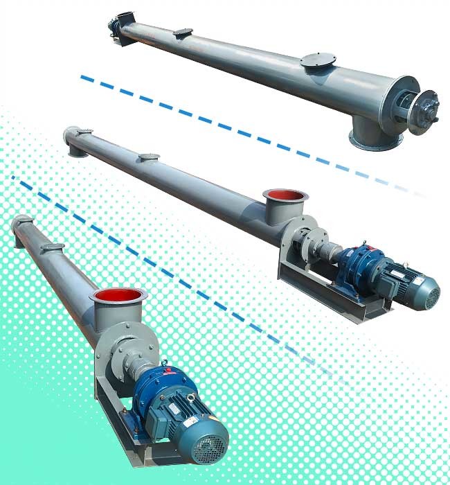 Stainless Steel Pipe Horizontal Screw Conveyor Auger Screw Feeder