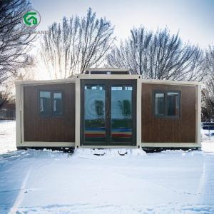 China 20FT Container Expandable Home Dark Brown Galvanized Steel Frame Manufacturer wholesale