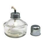Dental Lab Glass Alcohol Burner 120ml Spirit Lamp Metal Cap Alcohol Burner Lamp