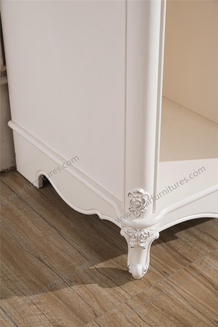 Neoclassical Bedroom Furniture Wooden Clothes Cabinet D-9002