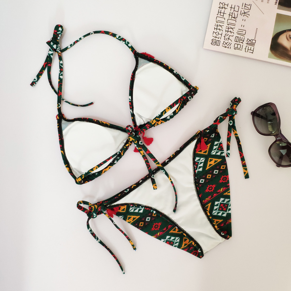 bikini 2019 Women Push-Up Padded Bra Beach swimsuit women sexy bikini set swimsuit push up swimwear bathing suit women b