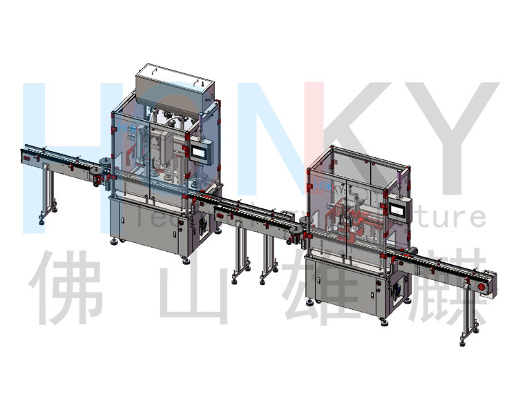High Precision Full Automatic Filling Machine Big Volume Bottle Filling Line For Daily Checmical Filling And Packing