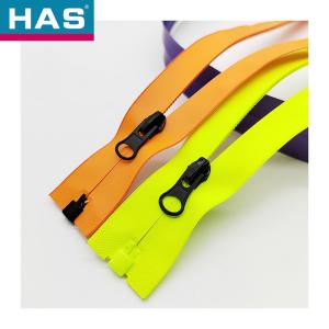 China Auto Lock #7 Waterproof Zipper Orange / Yellow Waterproof Zipper wholesale