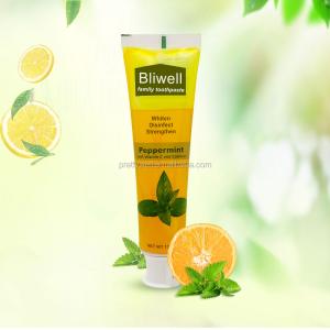 China Fruit Natural Vitamin C Toothpaste 130g Intensive Stain Removal Whitening Toothpaste wholesale