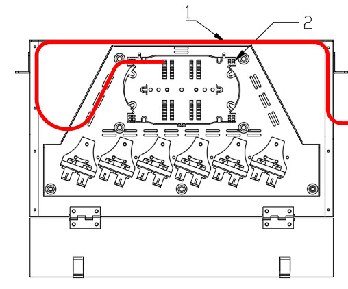 DA-ODU48-SC-S 2U ODF Unit Splicing Type