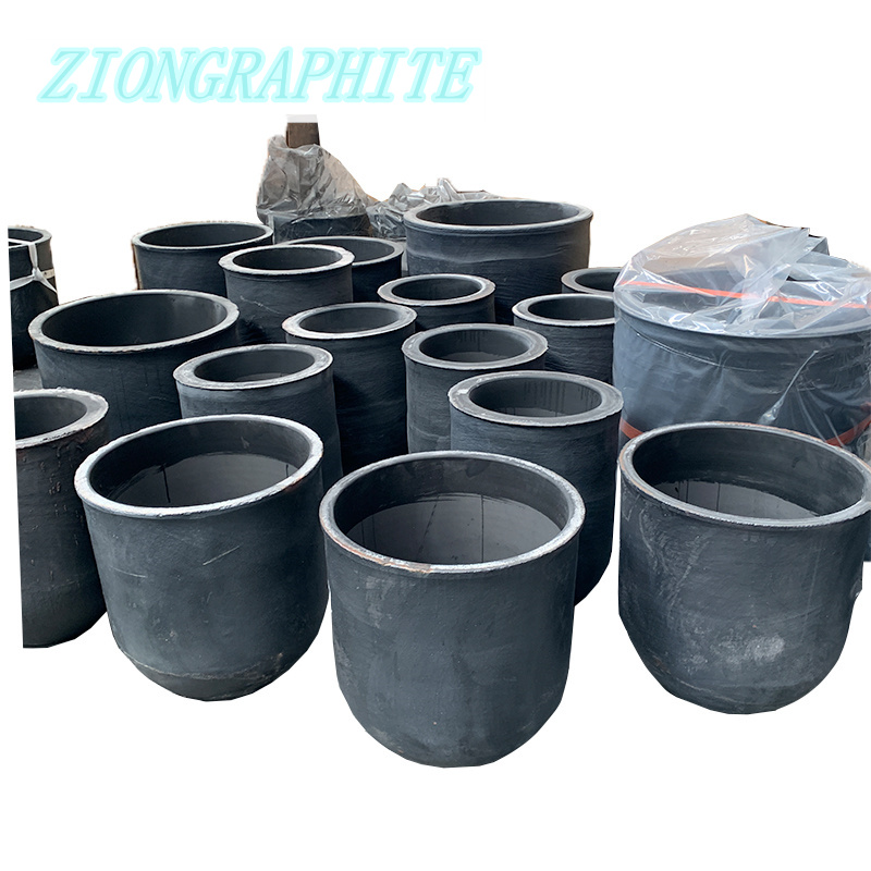 Long Service Time Metal Casting Refining Crucible for Gold Silver Brass Aluminum