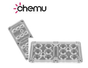 China Multipurpose IP65 Street Light Lens , 122x58mm Lightweight 5050 LED Lens wholesale