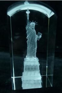 China Crystal 3D laser inner carve wholesale