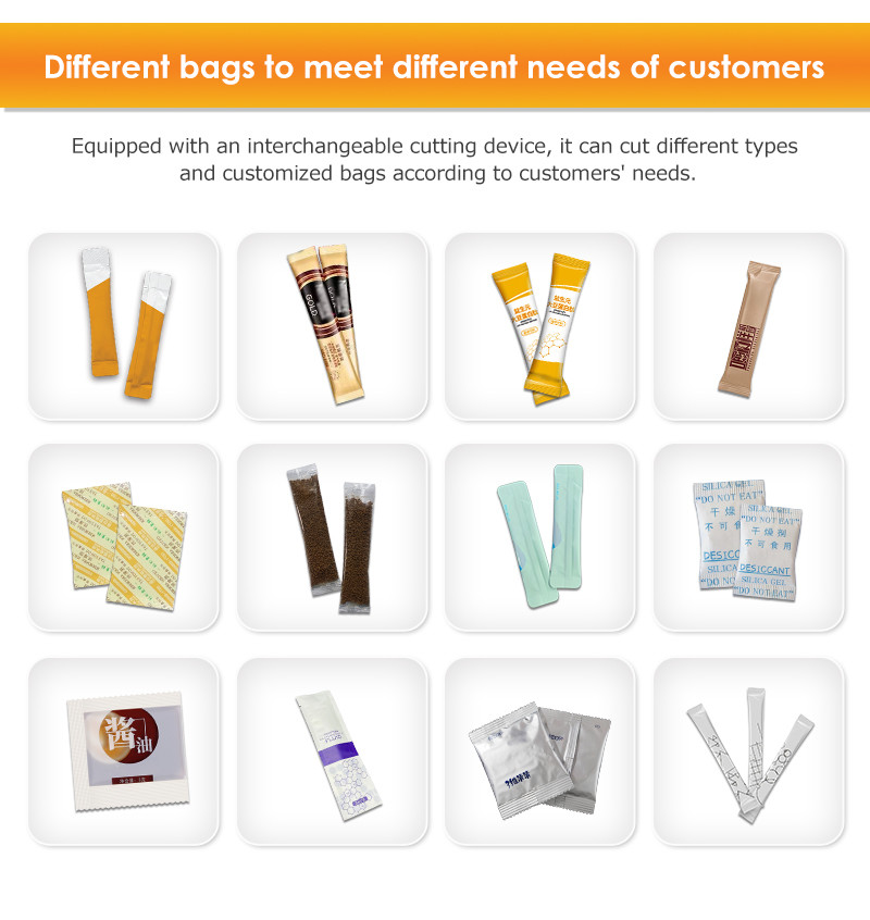 Automatic Multi Lane Powder Stick Sachet Packing Machine 2 Line Sugar Coffee Stick Packing Machine