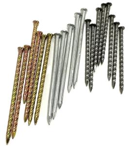 China 50mm Length Loose Nails Flat Head Annular Twist Shank Common wholesale