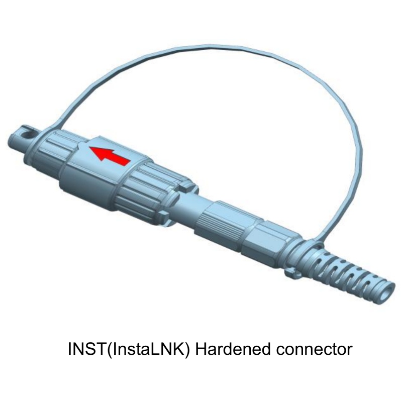 IP68 Waterproof FTTA Optical Fiber Connector Compatible with Huawei 9 9 in 1 Slim Design 1