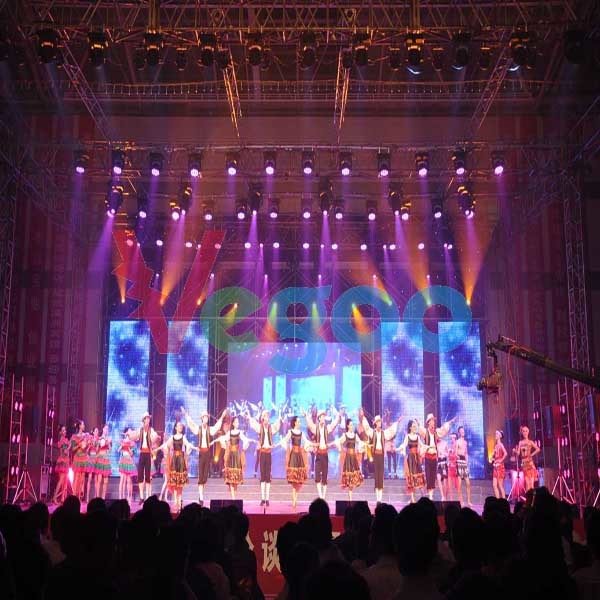 Noiseless P3.91mm Stage LED Screens 1R1G1B / SMD2121 Black Lamp