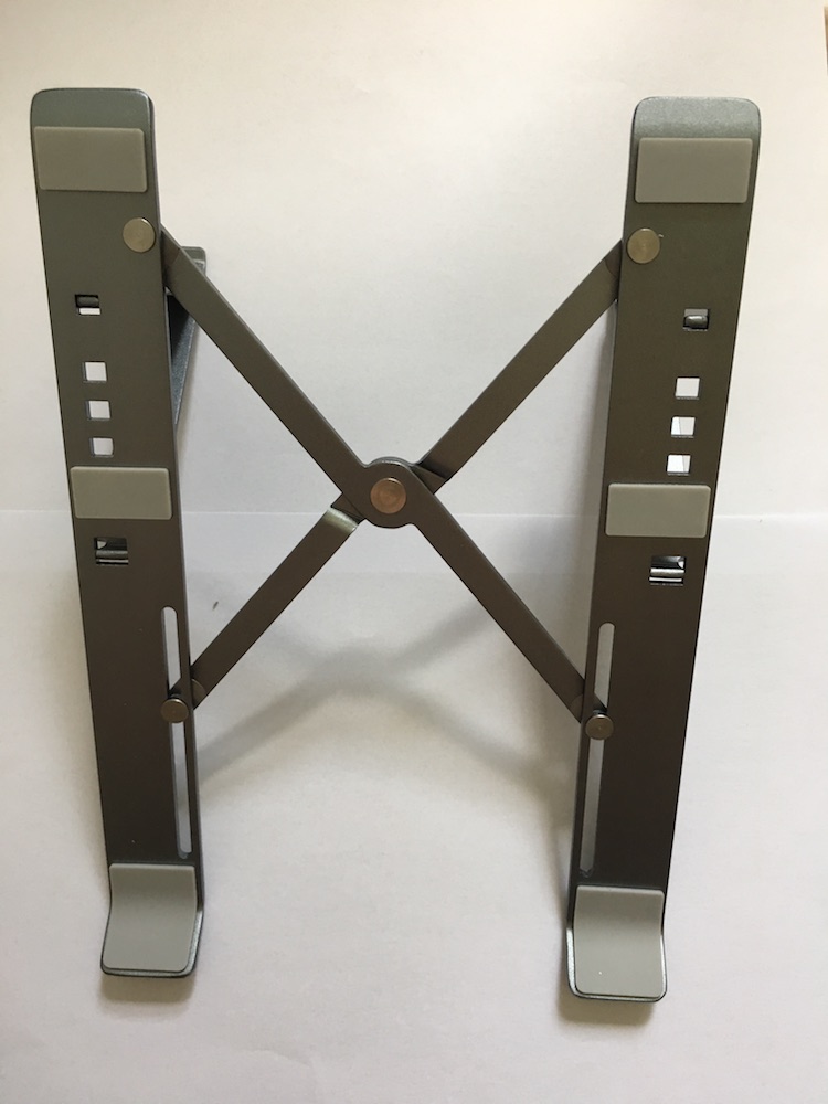 Punch Press Stamping S Shape Metal Laptop Stand Minimalist Style