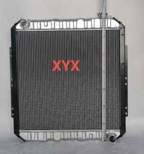 China Kato HD512-3 4 Row Aluminum Radiator Universal Excavator 640MM Width wholesale
