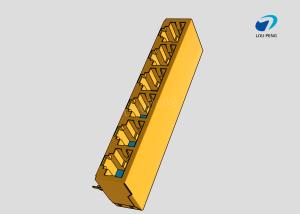 China RJ45 6-port jack Cat.5 THT angled wholesale