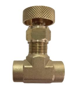 China 3/8&quot; NPT Brass Needle Valve Female Connect Water Pipes wholesale