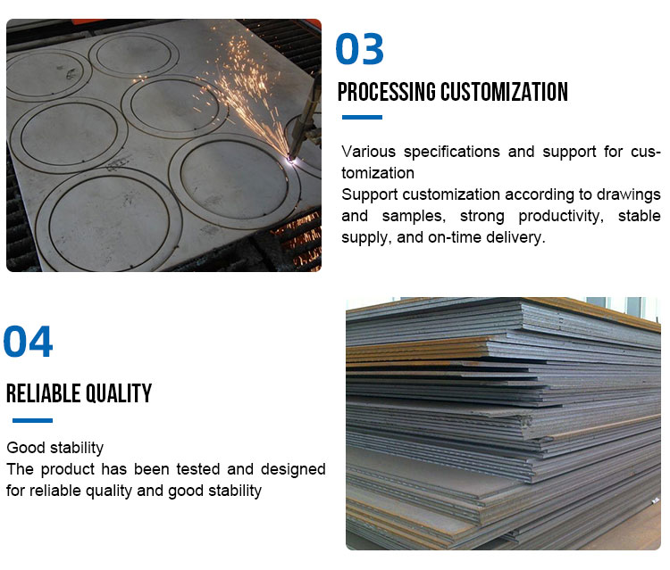 Hot Rolled Technique SPHC A36 A572 S235JR SS400 Steel Plate for Containers Ships Boilers 0.8-1.2mm Thickness