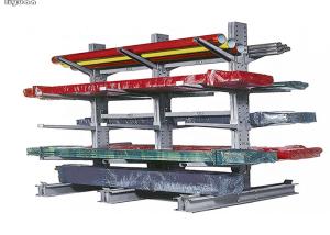 China Supermarket Cantilever Pallet Rack Shelving Powder Coated Surface Easy Installation wholesale