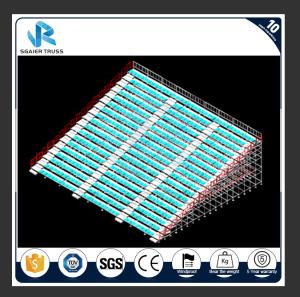 China Football Sports Stadium Bleachers , 850mm Alu Soldier Field Concert Seating wholesale