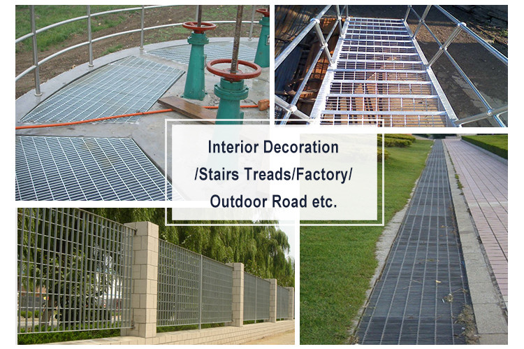 Heavy Duty Steel Grating Storm Ditch Trench Drain Drainage Cover Steel Grates