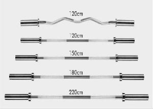 China 20KG hard chrome 2200mm olympic barbell bar, weightlifting bar, Crossfit barbell bar wholesale