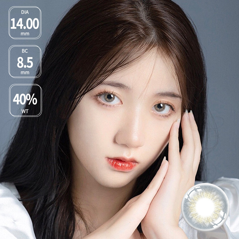 Taylor Grey Contact Lenses Cosmetic Disposable Yearly
