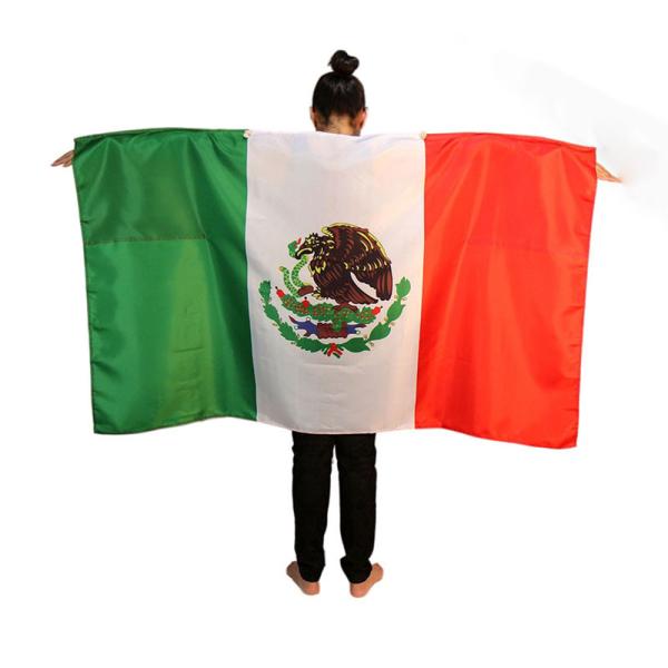 Custom Promotional Flag Cape 3X5 Feet NationalWith The Hood