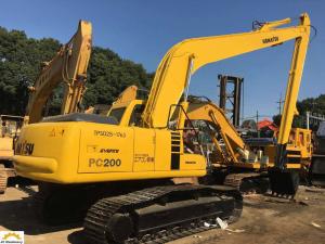 China 20t Used Komatsu Long Reach Excavator / 18 Meter Long Boom Excavator PC200-6 wholesale