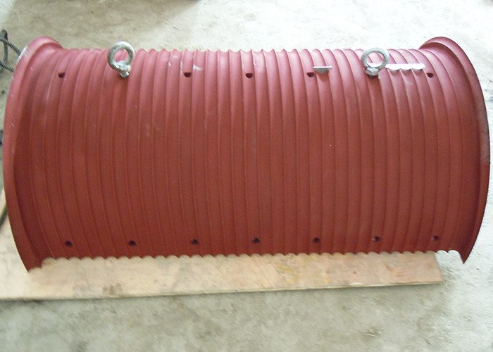 Hoist / Crane / Winch Drum CNC Machined Lebus Sleeve Prevent Wire Rope