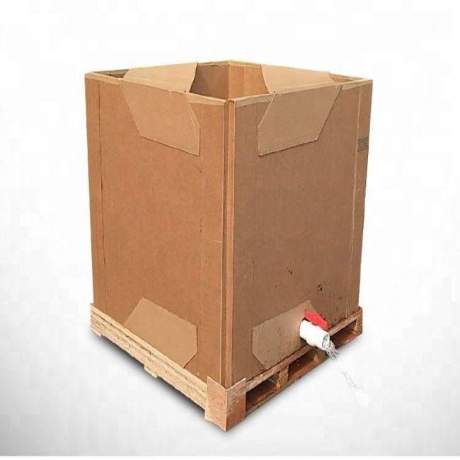 Heavy Duty Packaging 1000L Paper IBC Polyethylene Liner Accept Custom