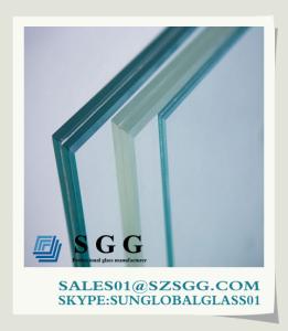 China ultra clear ultra white laminated glass wholesale