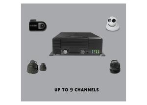 China HDD H.264 Live Video 9CH Car Mobile DVR wholesale