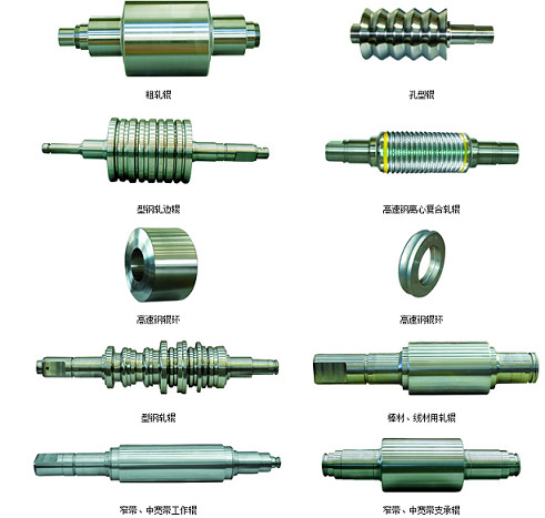 Alloy Nodular Forged Steel Rolls Steel Roller Mill Rolls Customised Type High Speed roll