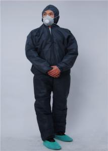 China Disposable 75g/㎡ PP Biosecurity Coverall for Hospital Doctor wholesale
