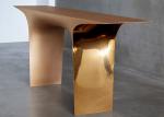 Home Decor Modern Stainless Steel Gold Coffee Table Sculpture