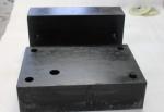 Black PU Polyurethane Pressure Relief Block , 90A - 95A Polyurethane Parts