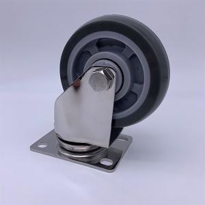 China SS Industrial Stainless Steel Caster Wheels Harsh environments 4 Inch wholesale