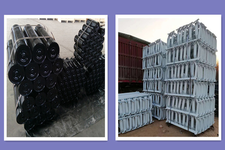 Conveyor Spare Parts 30 Degree Trough Roller 133mm Diameter