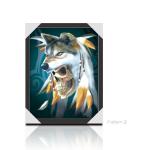 Waterproof Three Way Flip Tiger 3D Lenticular Images Eco - Friendly